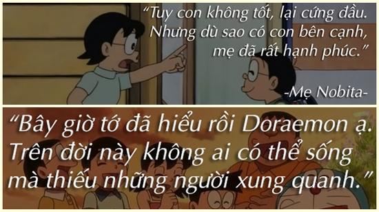 Nếu là fan của bộ truyện Doraemon, chắc chắn bạn sẽ biết đến 8 câu nói đầy cảm hứng này