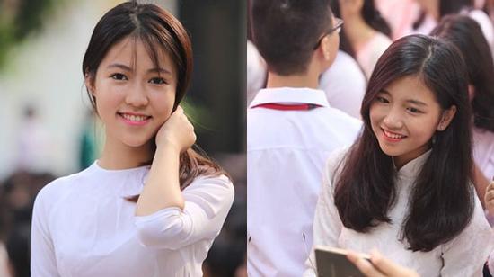 Ngắm vẻ đẹp tinh khôi của nữ sinh Hà Nội trong mùa khai giảng