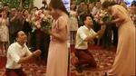 Tranh thủ đi đám cưới, chàng trai nhận hoa từ cô dâu và cái kết bất ngờ