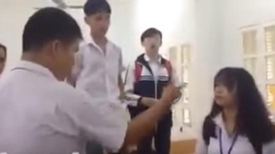 Nam sinh Sơn La tát bạn gái trong lớp học gây phẫn nộ