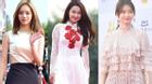 Nhã Phương mặc áo dài đọ sắc cùng mỹ nhân Hàn trên thảm đỏ Seoul International Drama Awards