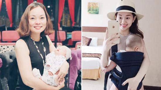 Ly kute chắc hẳn rất hạnh phúc khi được mẹ chăm sóc bé Khoai Tây thế này