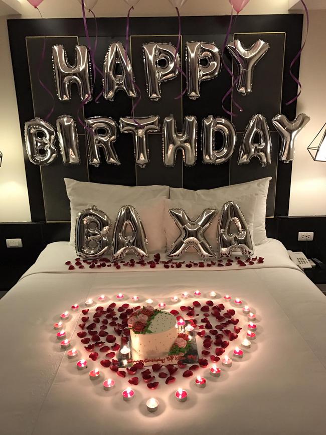 Tranh thủ chuyến lưu diễn, Tim bí mật tổ chức sinh nhật lãng mạn cho Trương Quỳnh Anh - Ảnh 4.