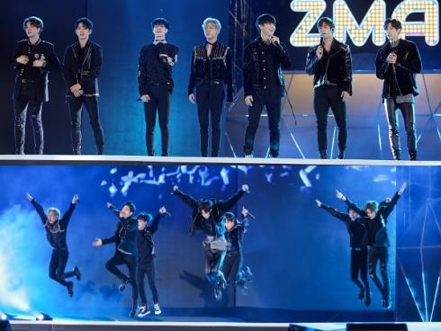 Clip GOT7 diễn sung mướt mồ hôi, fan cổ vũ nhiệt tình