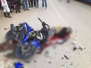 Chàng trai và cô gái tử nạn trên đường về Hà Nội sau khi uống rượu cùng đoàn phượt 160 người - Ảnh 1.