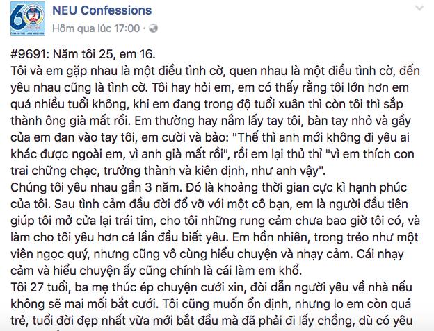 Con gái, đừng yêu người hơn quá nhiều tuổi, cũng đừng kết hôn quá sớm...