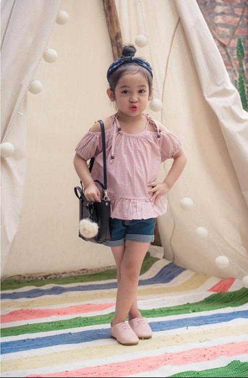 mau nhi 5 tuoi ha noi nhu sinh ra de thi hoa hau - 3