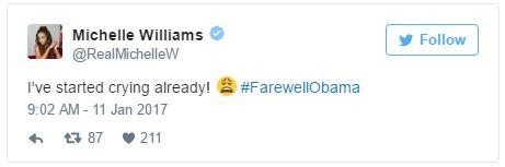 Loạt sao thế giới tiếc nuối khi ông Obama chia tay Nhà Trắng - Ảnh 5.