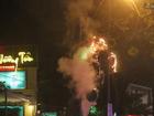 TPHCM: Dãy đèn trang trí bị chê màu mè ở đường Phạm Ngọc Thạch bất ngờ bốc cháy
