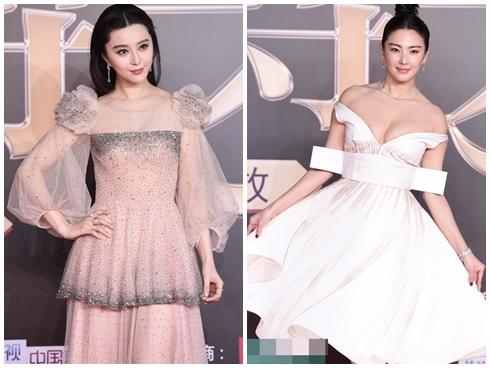 Chẳng cần khoe ngực, Phạm Băng Băng vẫn đẹp lấn át 'bản sao' của Song Hye Kyo