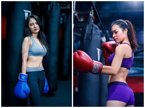 Ngắm nữ nhân viên ngân hàng nóng bỏng trong bộ ảnh boxing