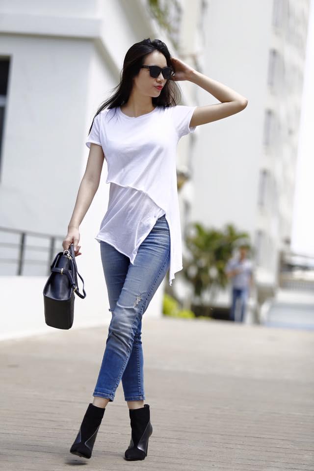 thoi trang "nhin cai la me" cua co gai duoc du doan se soan ngoi ho ngoc ha - 6