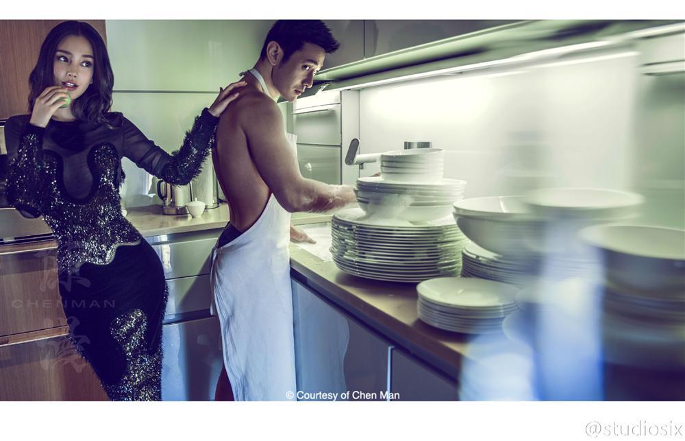 Huỳnh Hiểu Minh, Angela Baby lần đầu tiết lộ ảnh cưới phong cách 18+-2