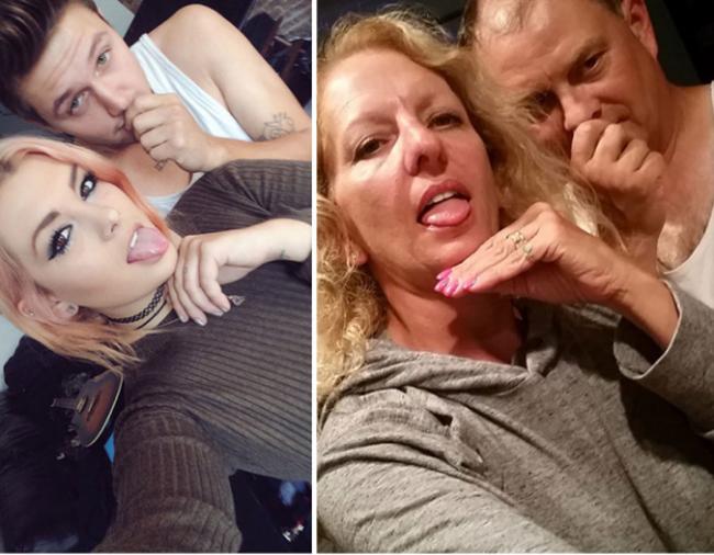 bo tay khi cha me nhai lai anh "tu suong" cua con cai hinh anh 11