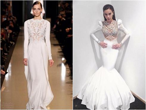 Trong một diễn biến khác, fan tố Lý Quí Khánh ‘copy-cat’ trang phục của Elie Saab