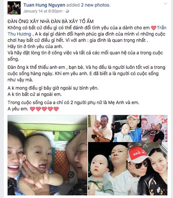 Tuấn Hưng - Trấn Thành: Ai là ông chồng yêu chiều vợ nhất V-biz?-4