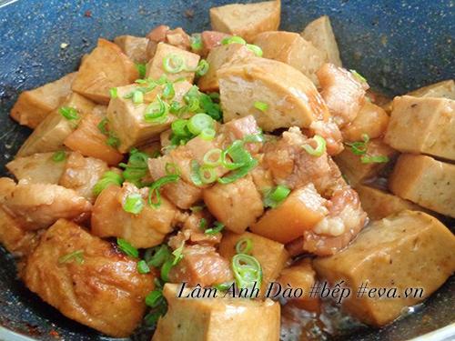 tan dung cha thua sau tet, lam mon cha kho thit - 10