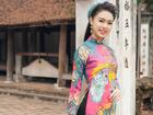 Kiều nữ học giỏi nhất Hoa hậu Việt Nam diện áo dài rực rỡ du Xuân làng cổ