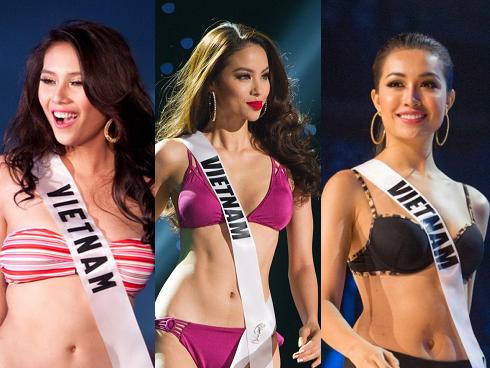 Hành trình trượt dài của người đẹp Việt tại đấu trường Hoa hậu Hoàn vũ