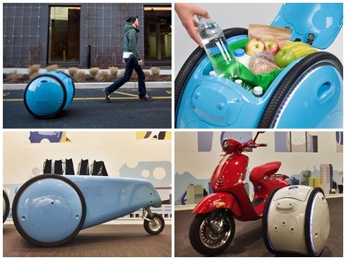 Piaggio trình làng rô-bốt chở đồ tự chạy theo con người