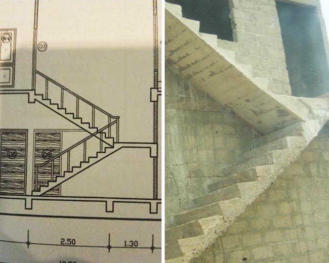 Làm đúng theo bản thiết kế còn gì nữa