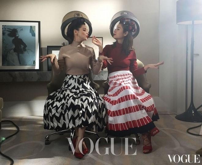 Lam Tam Nhu vua sinh con da len trang bia tap chi hinh anh 2