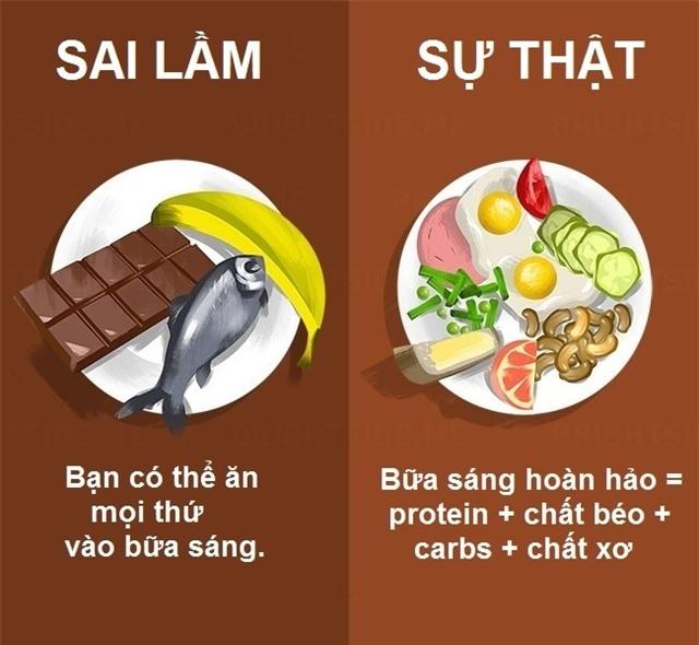 Các chuyên gia dinh dưỡng khuyên bạn nên ăn sáng cùng với các loại ngũ cốc, rau quả có nhiều chất xơ, các thực phẩm giàu protein, hạn chế các món ăn có hàm lượng đường và chất béo cao.