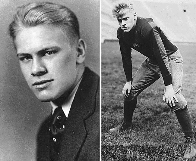 Tổng thống Gerald Ford, 18 và 20 tuổi
