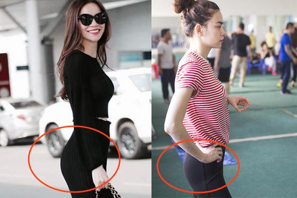 Những lần Hồ Ngọc Hà bị soi vì vòng 3 lên xuống thất thường - Ảnh 2.