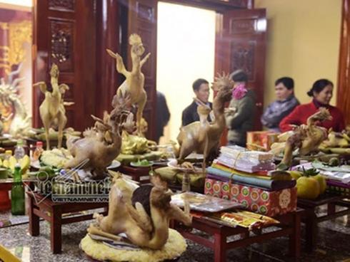 Cúng rằm tháng Giêng: Độc đáo 