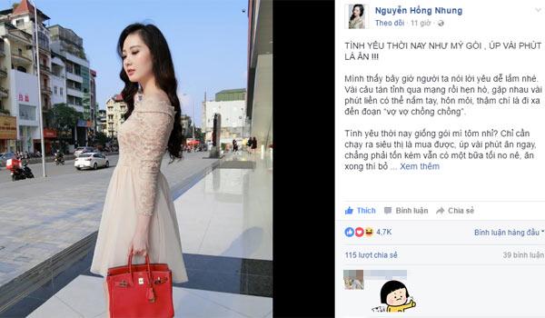 nhan sac xinh dep cua ba me tre