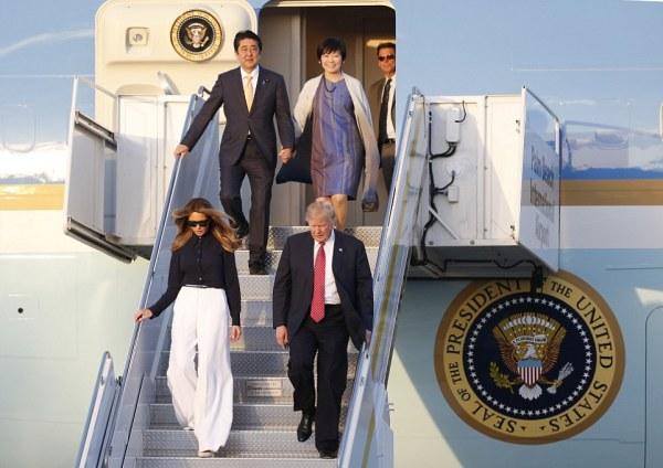 Ái nữ nhà Donald Trump thu hút mọi ánh nhìn trong buổi đón tiếp Thủ tướng Nhật Bản - Ảnh 4.