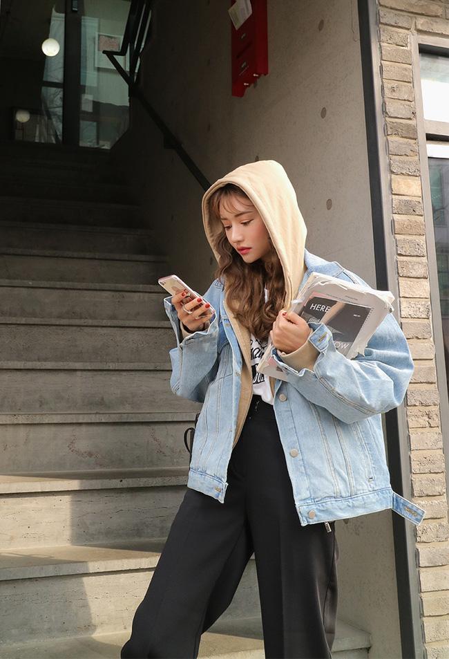 Trời ấm dần lên rồi, chuẩn bị lôi denim jacket ra diện thôi các cô nàng - Ảnh 9.