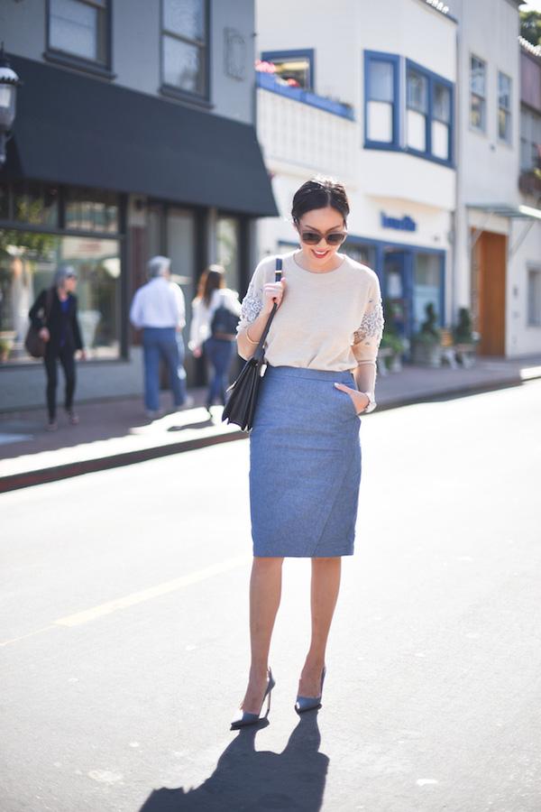 Gợi ý 7 ngày mặc đẹp với những bộ cánh thanh lịch hợp thời tiết sáng nóng tối lạnh - Ảnh 8.