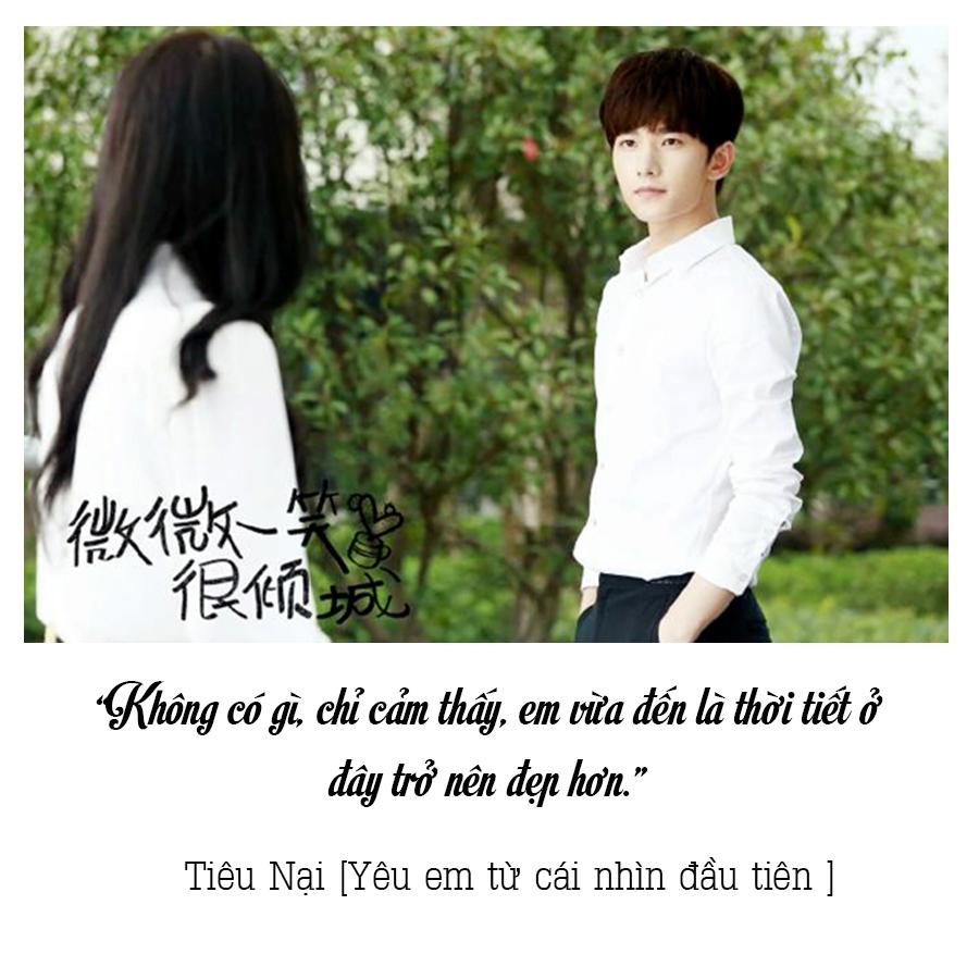 Không có gì, chỉ cảm thấy, em vừa đến là thời tiết ở đây liền đẹp hơn.