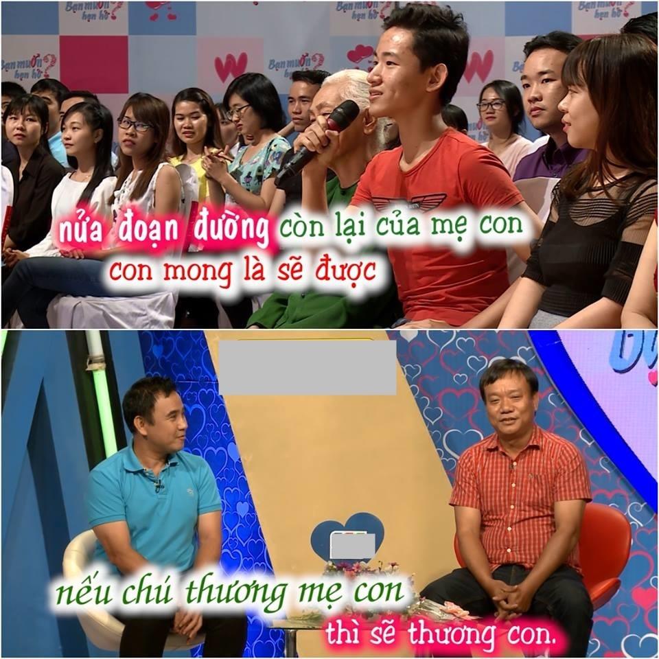 Cảm động con trai đăng kí cho mẹ tham gia chương trình Bạn muốn hẹn hò-3
