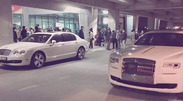 Cặp đôi Rolls-Royce Ghost của đại gia xứ Nghệ khoe dáng trên phố - Ảnh 4.
