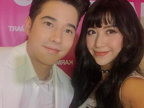 Khoe ảnh chụp cùng Mario Maurer, Quỳnh Anh Shyn khiến fan 'đứng hình' vì khuôn mặt như tượng sáp!