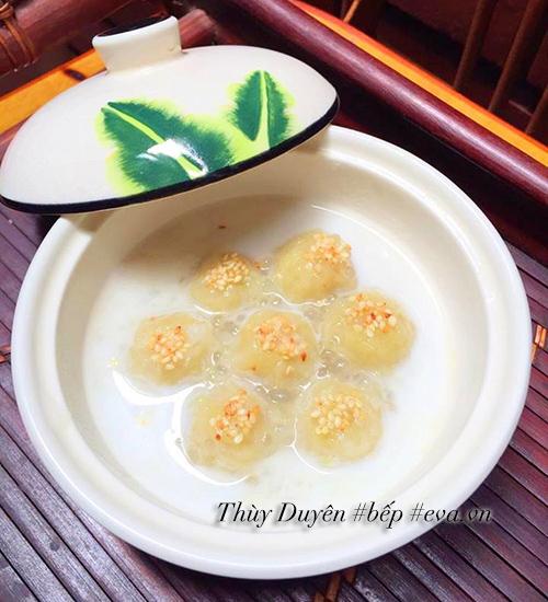 che khoai lang bot bang nong hoi, thom ngon - 10