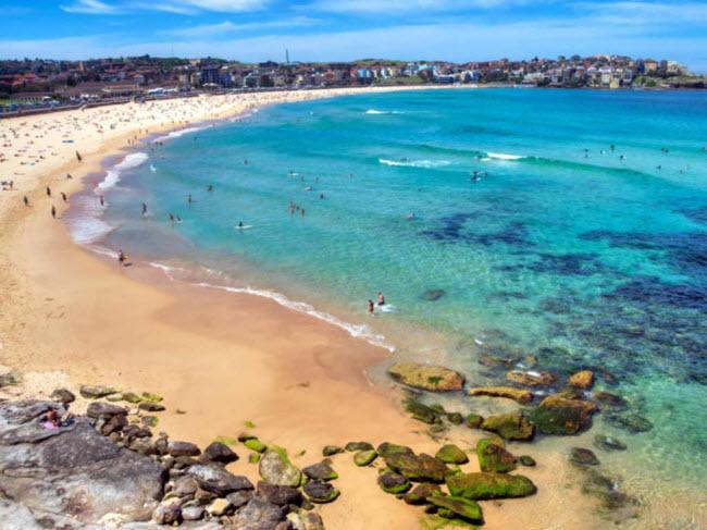 Bãi biển Bondi, Australia: Với điểm lướt ván và chèo thuyền nổi tiếng thế giới dưới cầu Cảng hay cạnh vách núi Coogee, bãi biển Bondi thu hút nhiều nhân vật nổi tiếng như Nicole Richie, Hugh Jackman, Paris Hilton và Leonardo DiCaprio. Họ có sở thích chung là các hoạt động mạo hiểm.