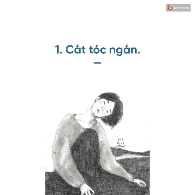 Cắt tóc ngắn không phải vì xấu hay đẹp, mà vì với phần đông các cô gái, nó thể hiện sự thay đổi, mới mẻ. Làm mới chính mình để thấy hào hứng hơn với mọi thứ, không phải rất tốt sao?