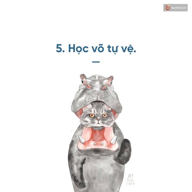 Chả có gì sai khi bạn biết cách bảo vệ bản thân mình cả. Điều này nên học càng sớm càng tốt.