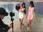 Hai cô gái chụp ảnh gợi cảm ở 'Tuyệt tình cốc' Hải Phòng gây tranh cãi trên MXH