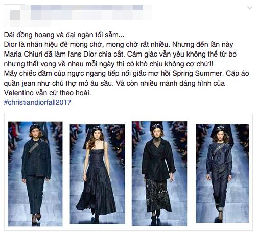 NTK Đỗ Mạnh Cường và giới mộ điệu Việt chê ỏng chê eo BST mới nhất của Dior - Ảnh 1.