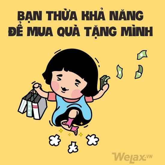 Tui thông báo là tui không cần ai tặng quà cả, tự tui cũng làm tui vui được thì còn ngại gì 8/3?