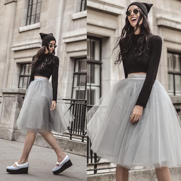 Chân Váy Lưới Nữ White Ant NAMI LONG TULLE SKIRT 111222001  WHITE ANT