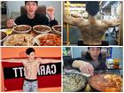 'Thánh ăn' Hàn Quốc bất ngờ khoe cơ bụng 6 múi