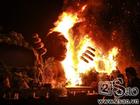 Sân khấu công chiếu 'Kong: Skull Island' tại TP.HCM bốc cháy dữ dội vì màn múa lửa