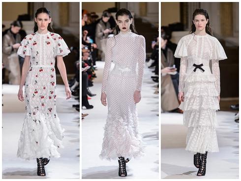 Cảm hứng váy cưới lãng mạn từ sàn diễn thời trang 2017