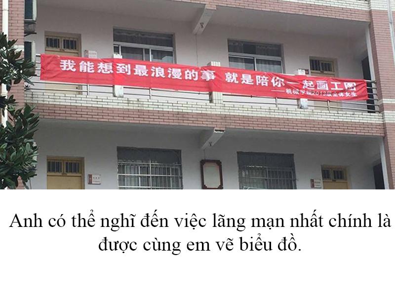 Hẳn anh chàng nói câu này là một nam sinh kĩ thuật đây